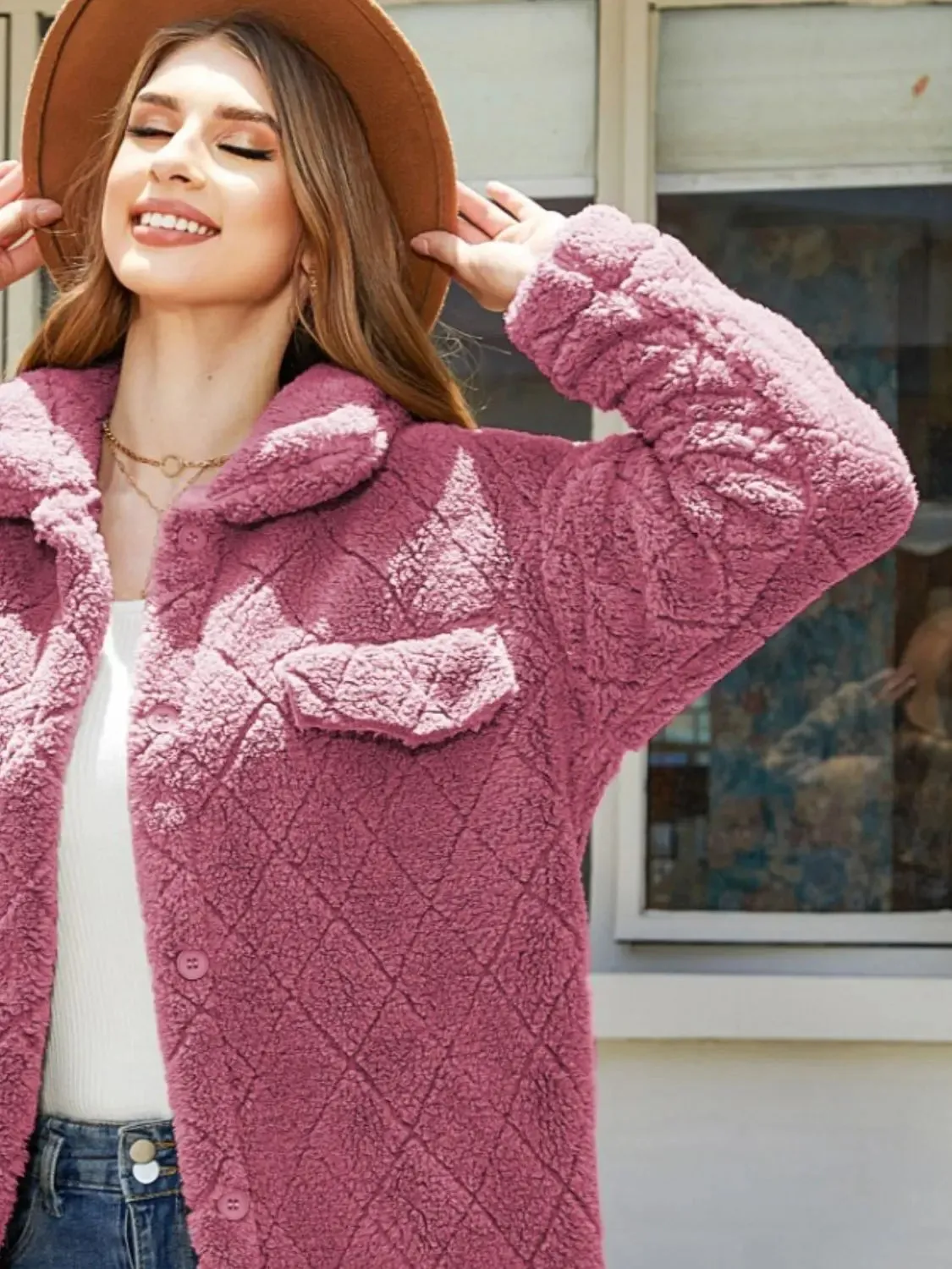 'Elowen' Thermal Fleece Coat