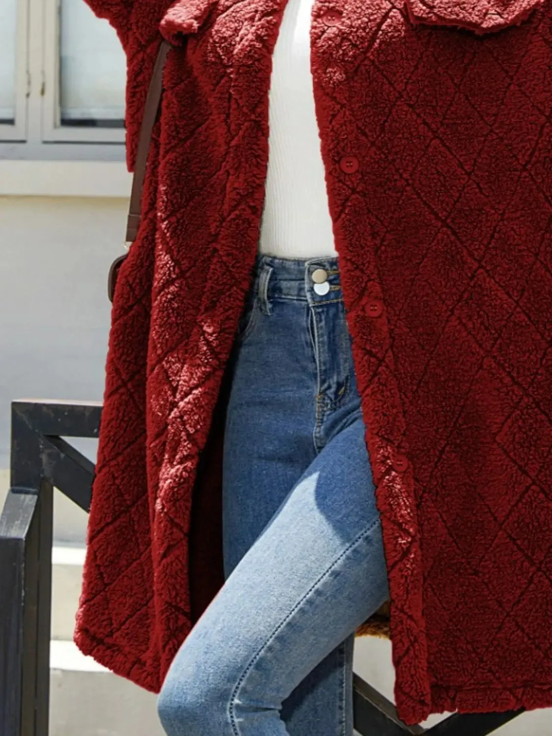 'Elowen' Thermal Fleece Coat