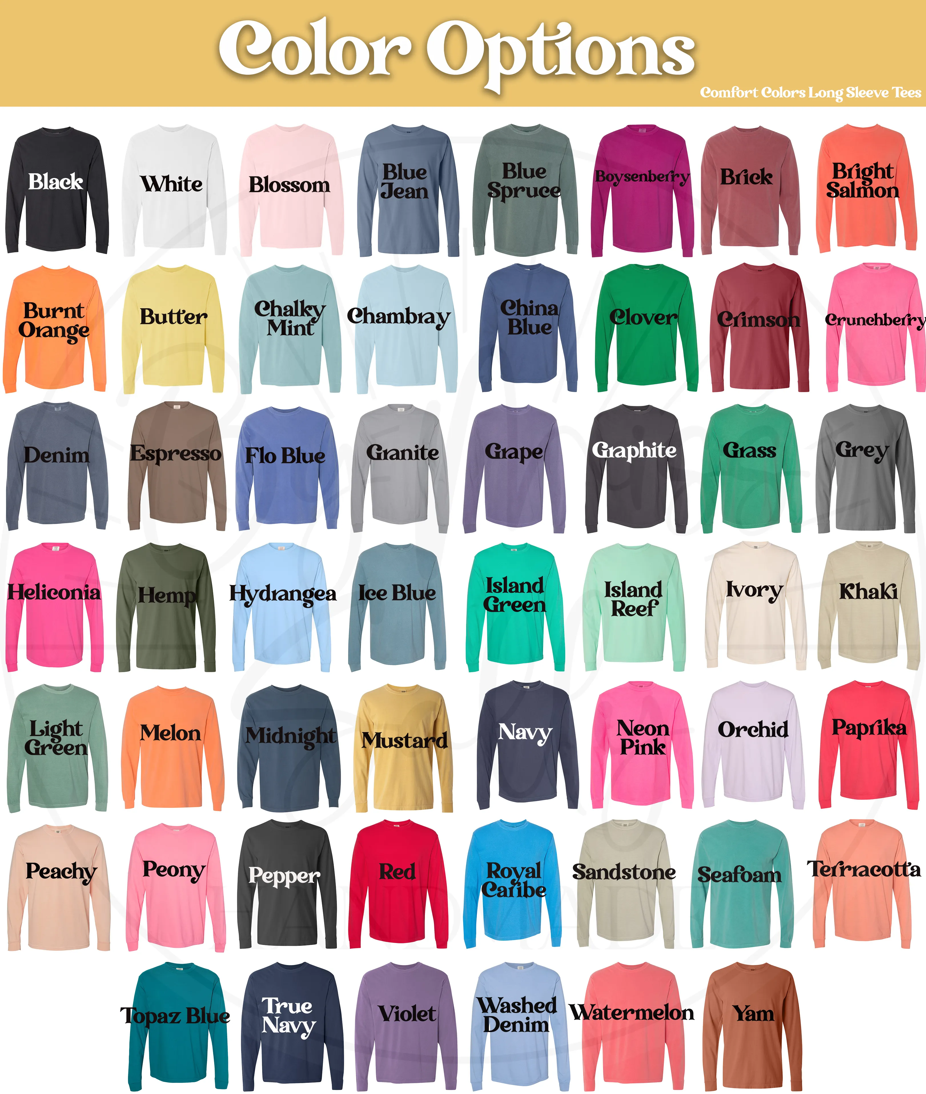 Embroidered Monogram Long Sleeve Pocket Tee