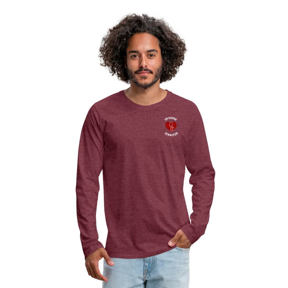 ER Nurse Men's Premium Long Sleeve T-Shirt (CK6101)