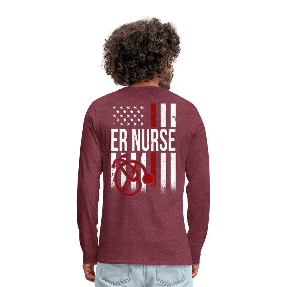 ER Nurse Men's Premium Long Sleeve T-Shirt (CK6101)