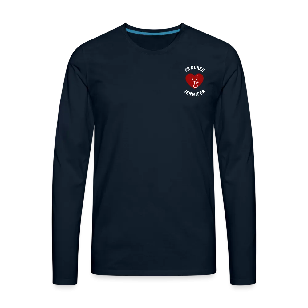 ER Nurse Men's Premium Long Sleeve T-Shirt (CK6101)