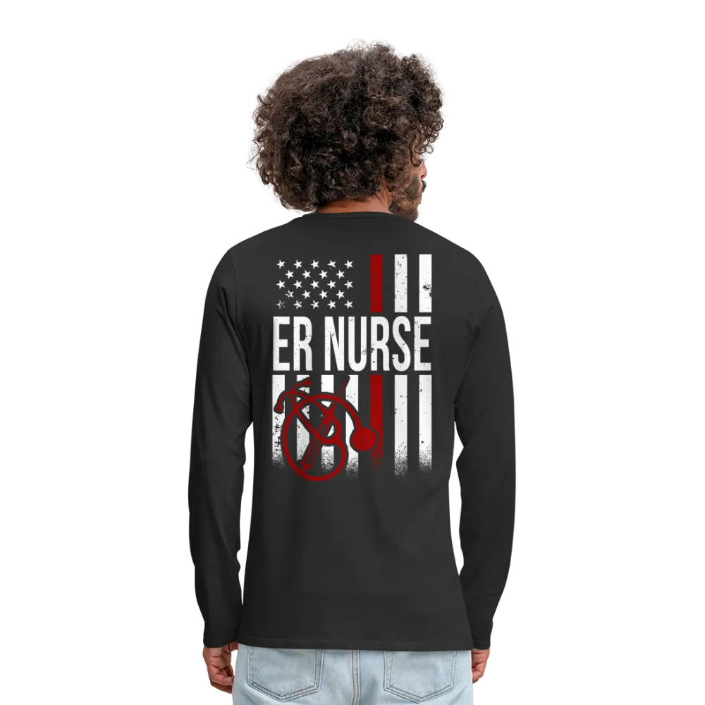 ER Nurse Men's Premium Long Sleeve T-Shirt (CK6101)