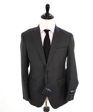 ERMENEGILDO ZEGNA - By SAKS FIFTH AVENUE "Modern" Gray Pinstripe Suit - 40R
