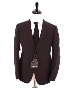 ERMENEGILDO ZEGNA -“LEGGERISSIMO" Premium SILK BURGUNDY Red Suit - 42L