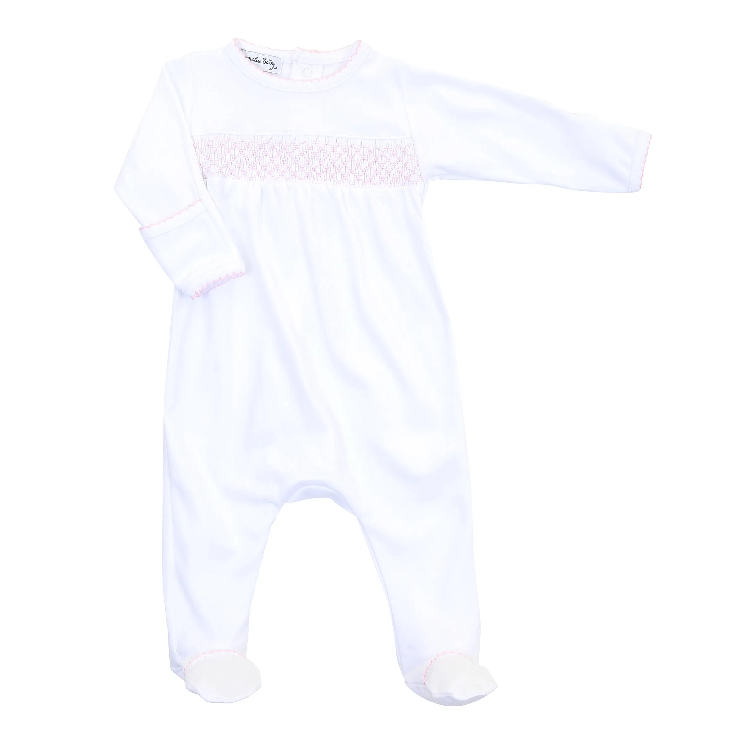 Essentials Smocked Footie