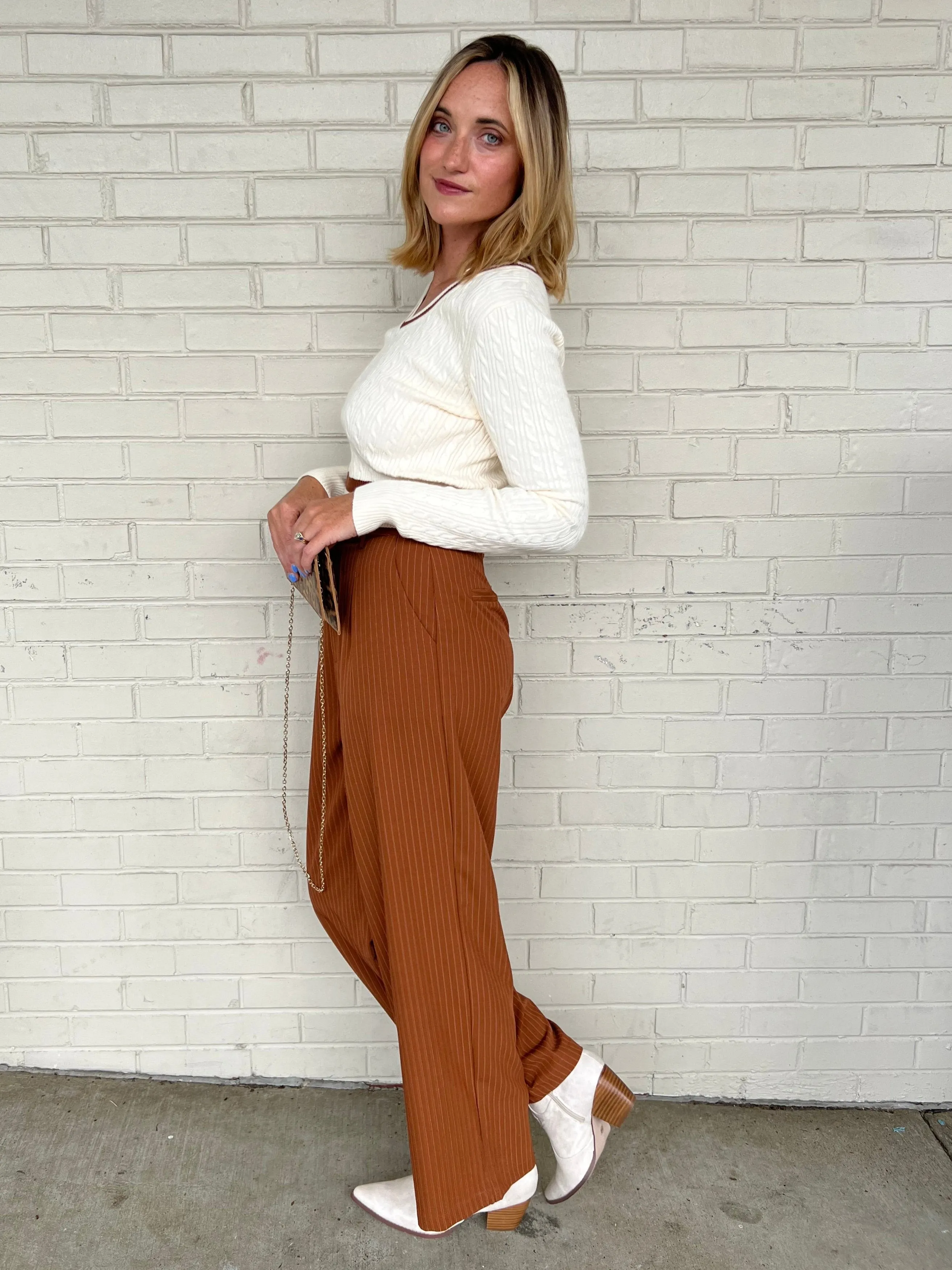 Established Pinstripe Trouser Pants