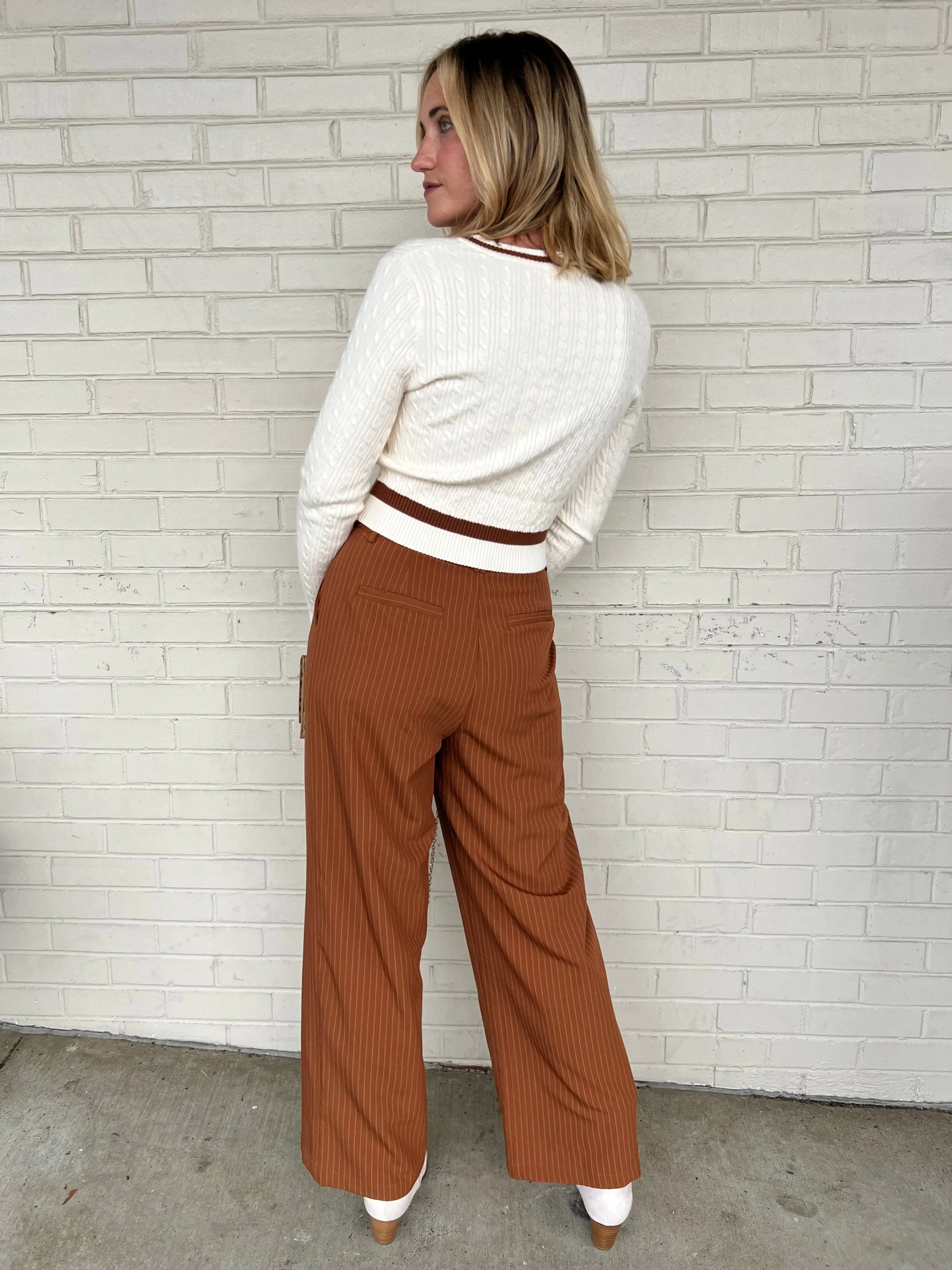 Established Pinstripe Trouser Pants