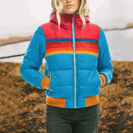 Esther | rainbow thermal jacket
