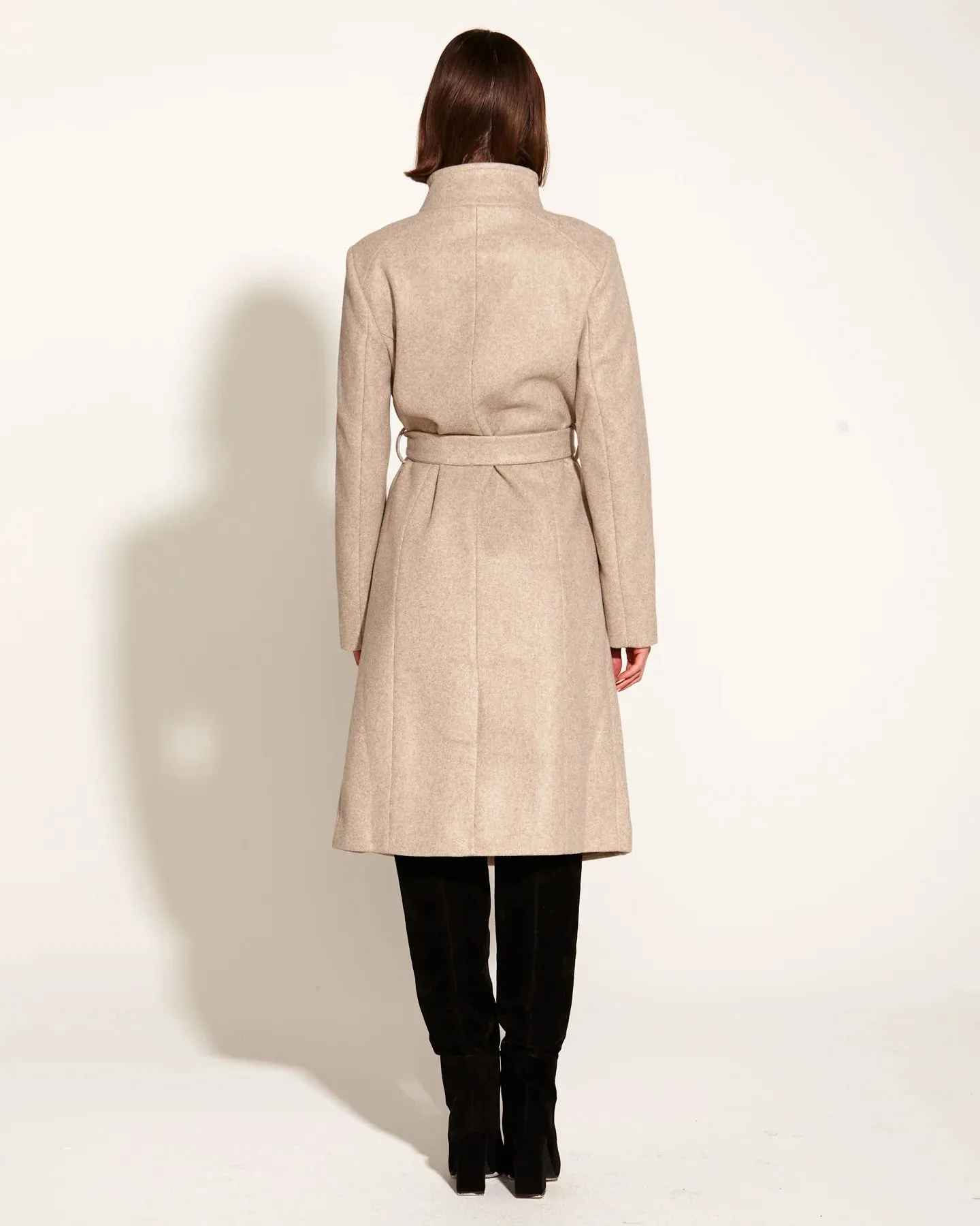 FATE BECKER CHOOSE YOU COAT OATMEAL MARLE