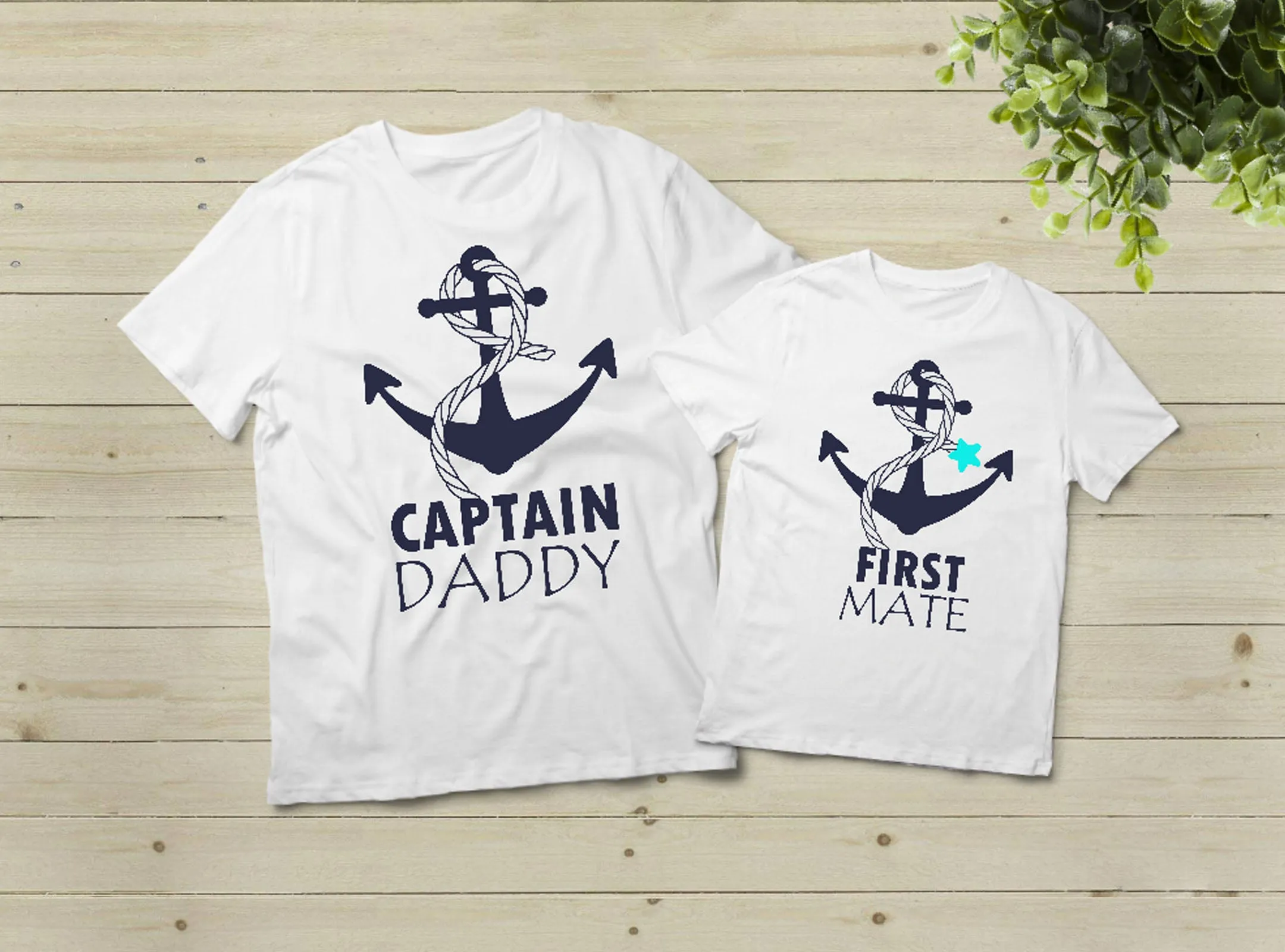 Father Son Matching Shirts Matching Captain Daddy And Me Outfits