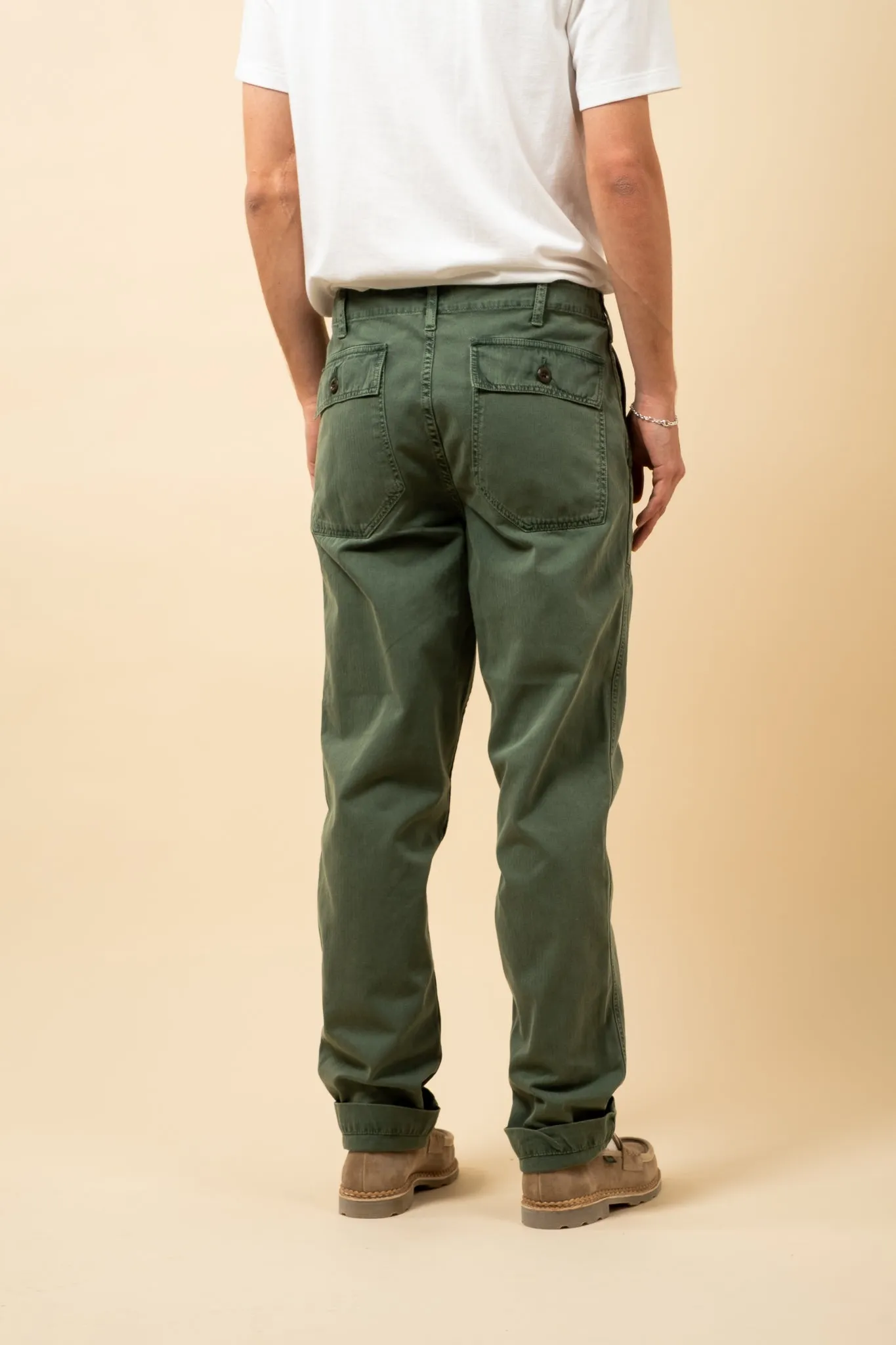 Fatigue Pants Herringbone - Military