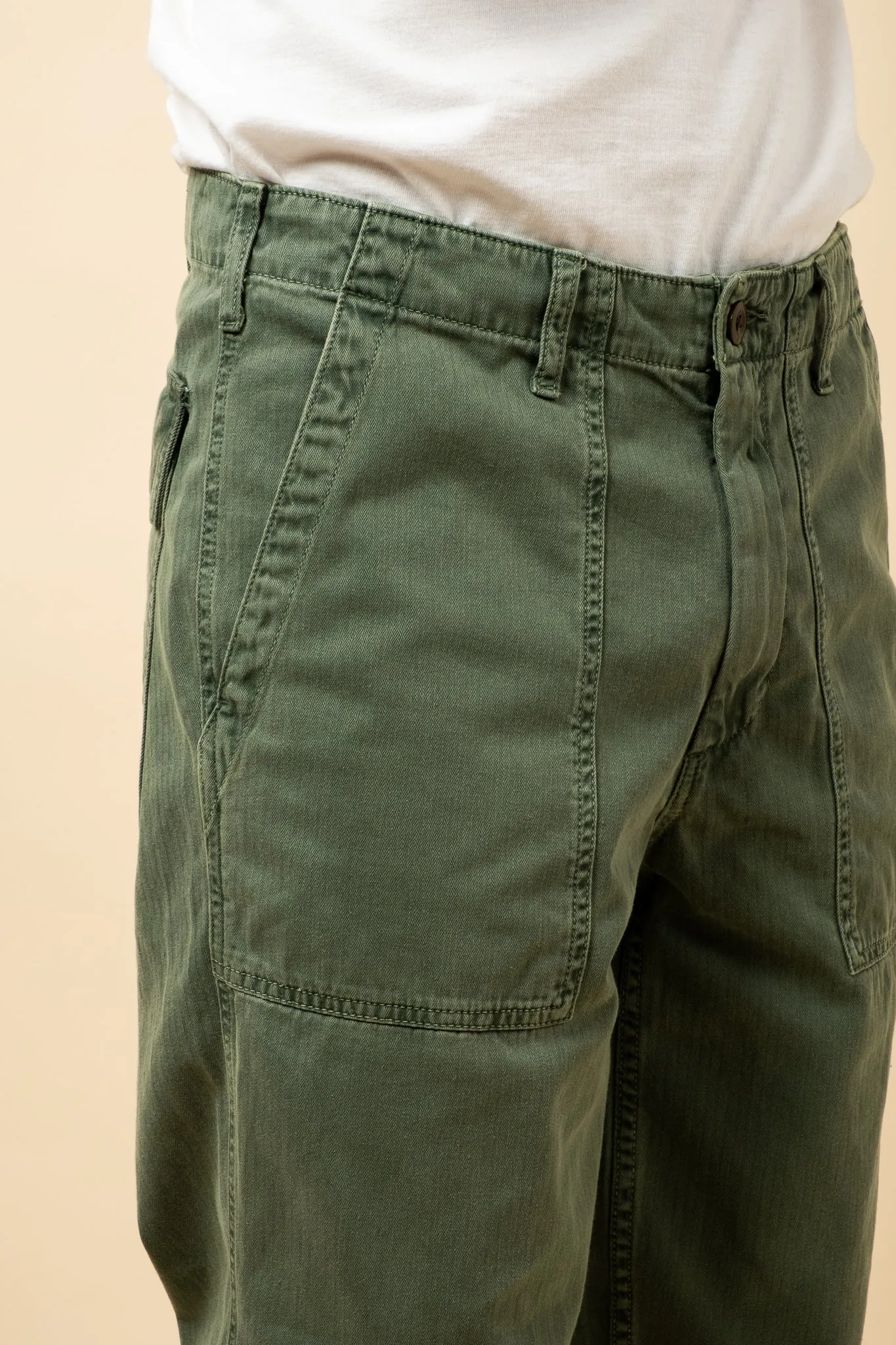 Fatigue Pants Herringbone - Military