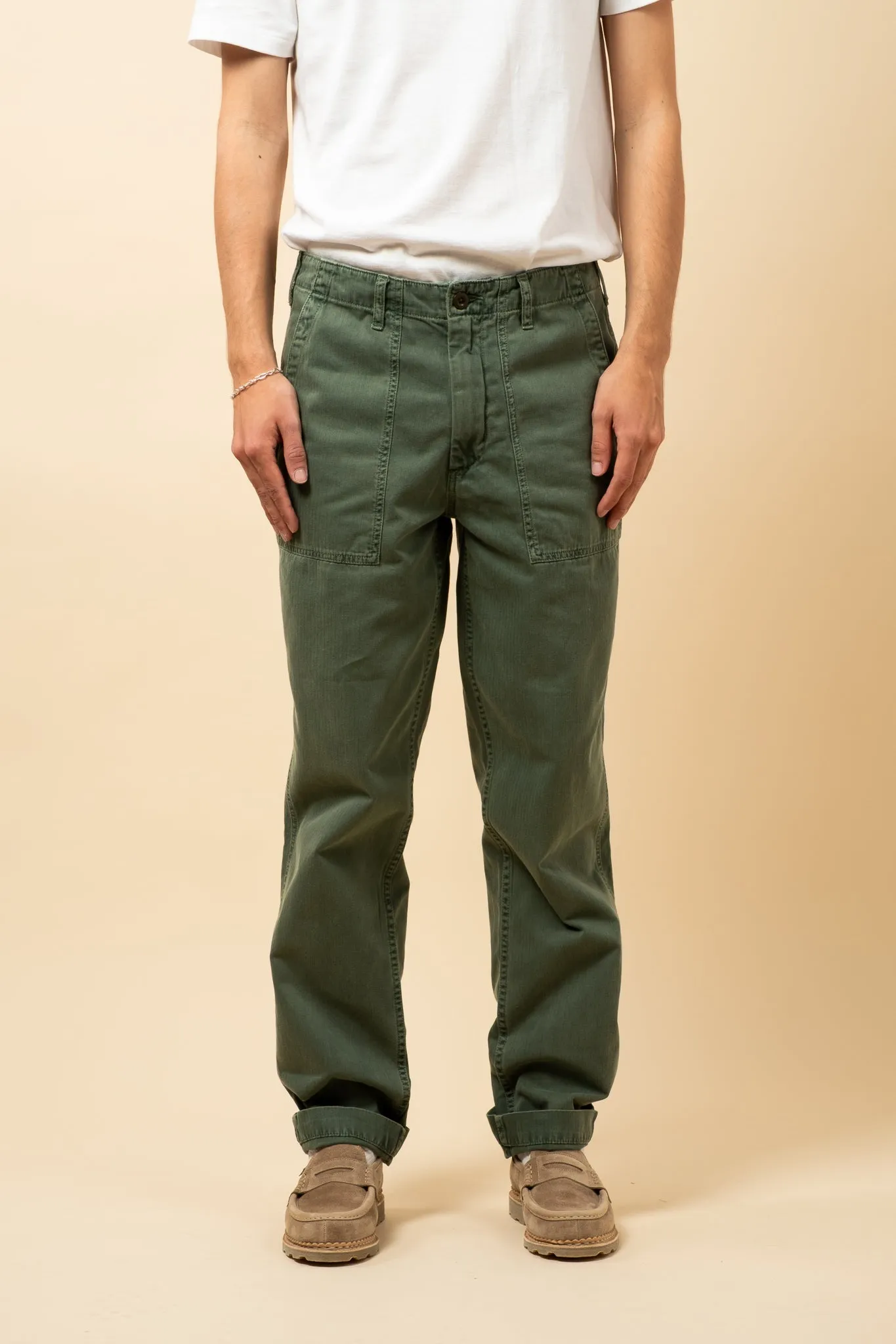 Fatigue Pants Herringbone - Military