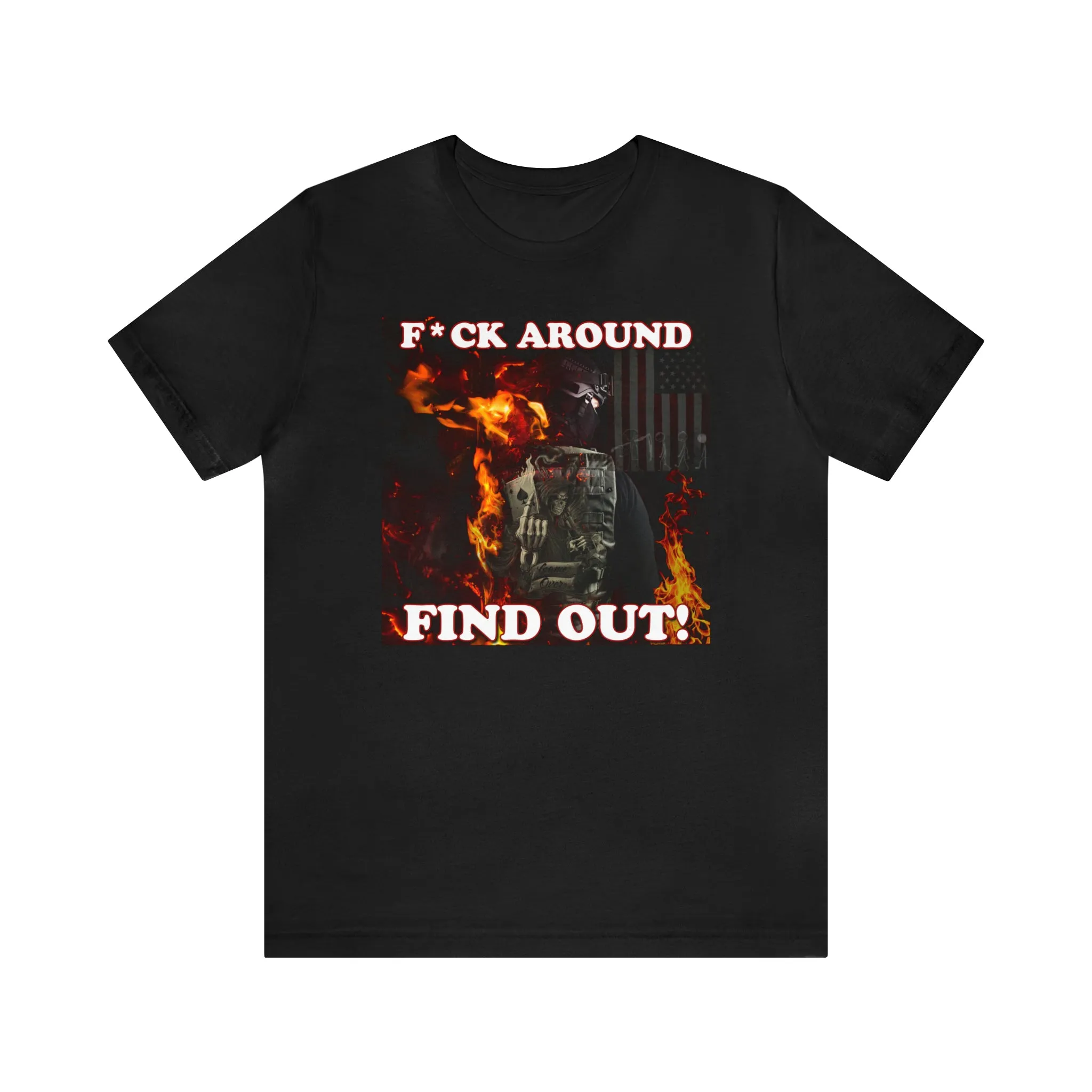 F*ck Around Find Out! Jersey Short Sleeve Tee