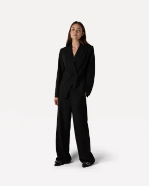 Femke blazer & Moore pinstripe pants