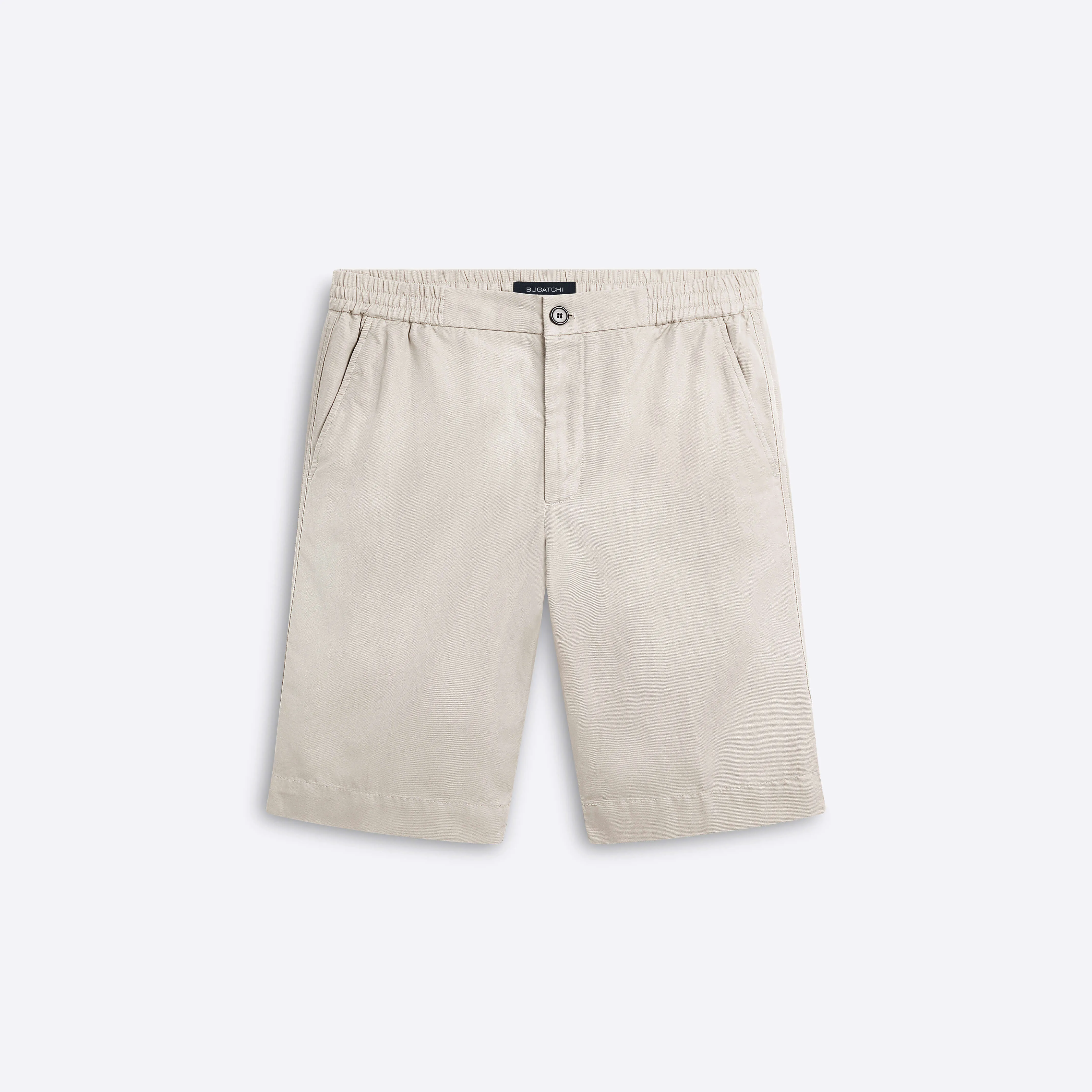 Flat Front Bermuda Shorts