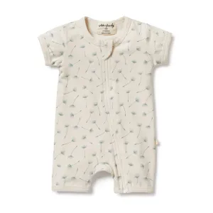 Float Away Organic Boyleg Zipsuit