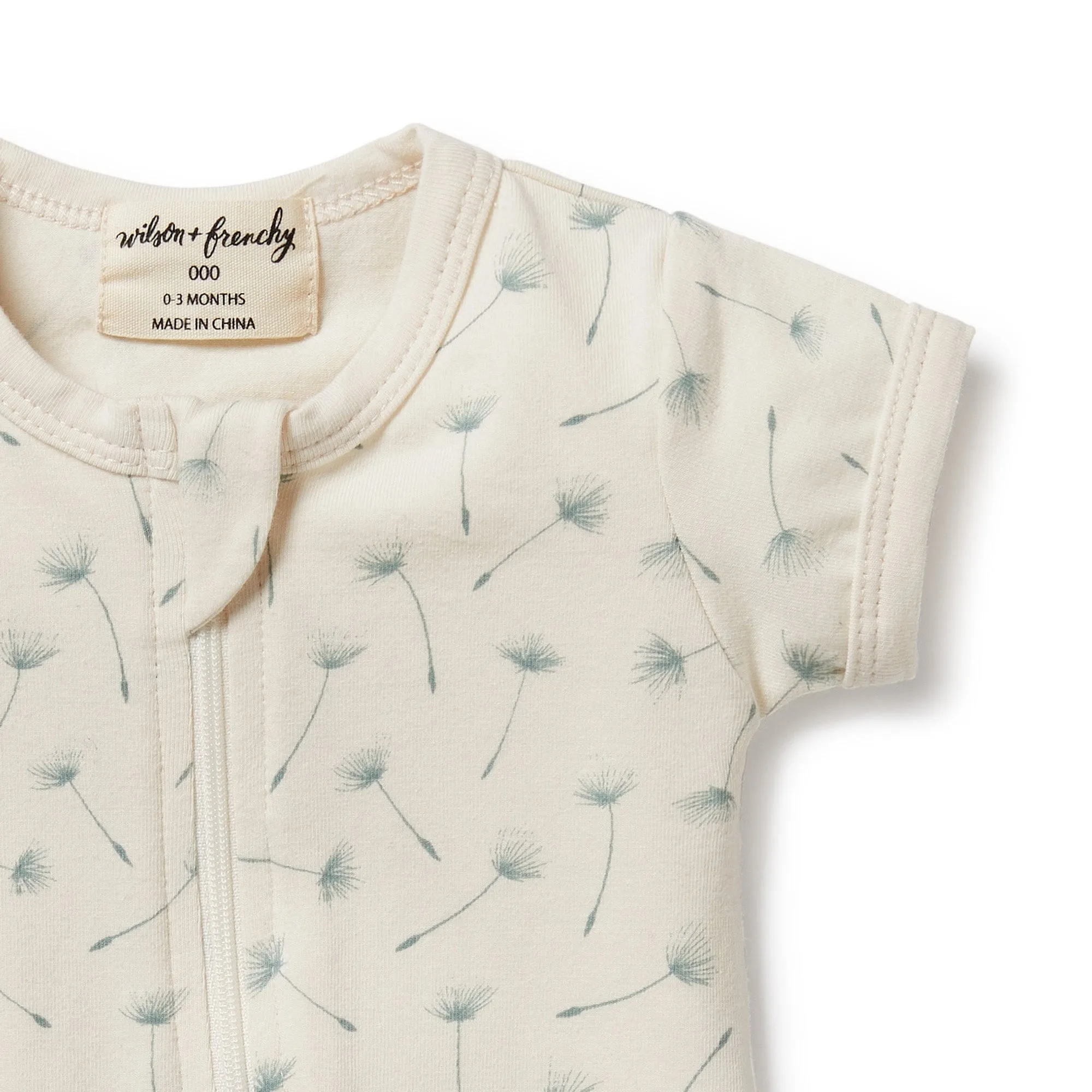 Float Away Organic Boyleg Zipsuit