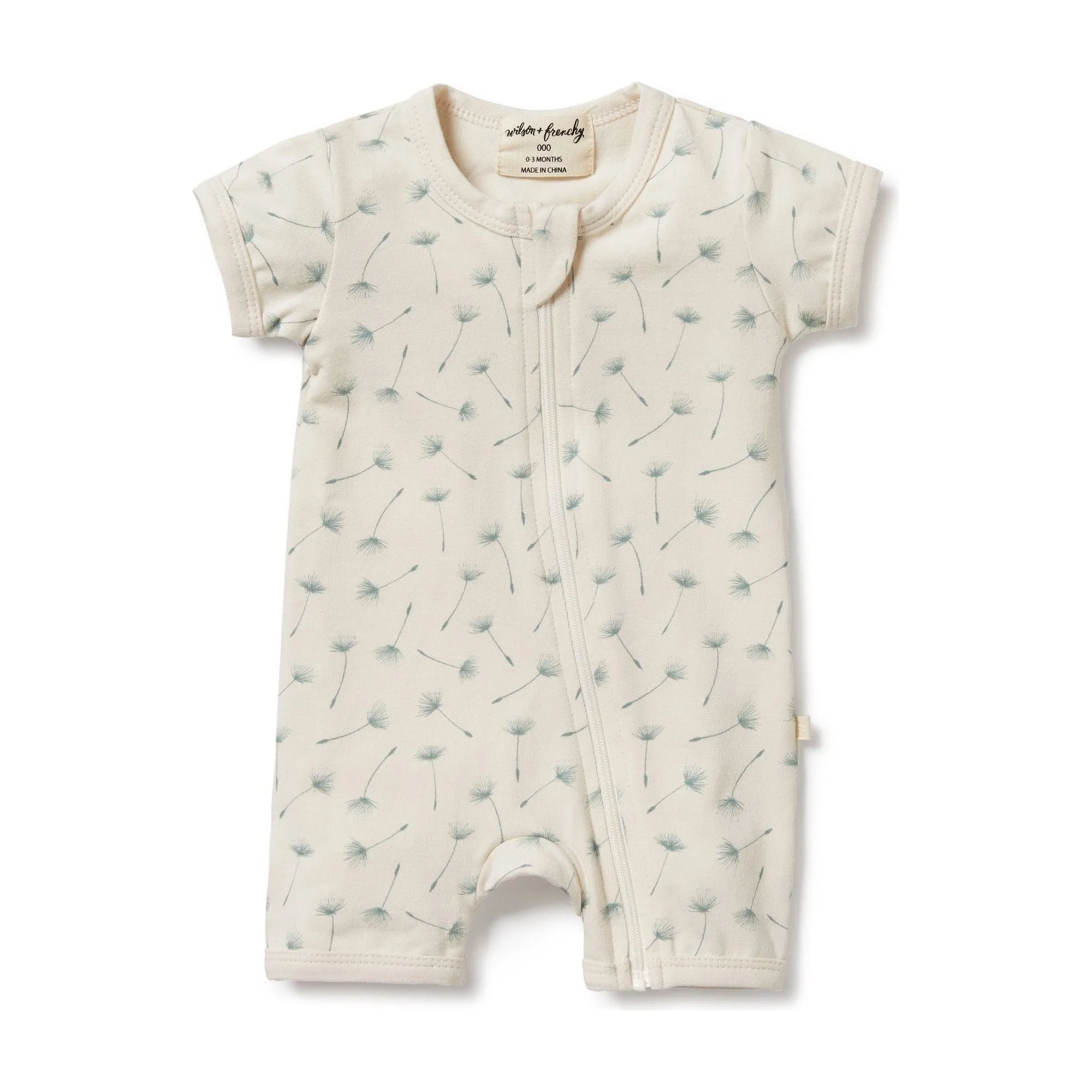 Float Away Organic Boyleg Zipsuit