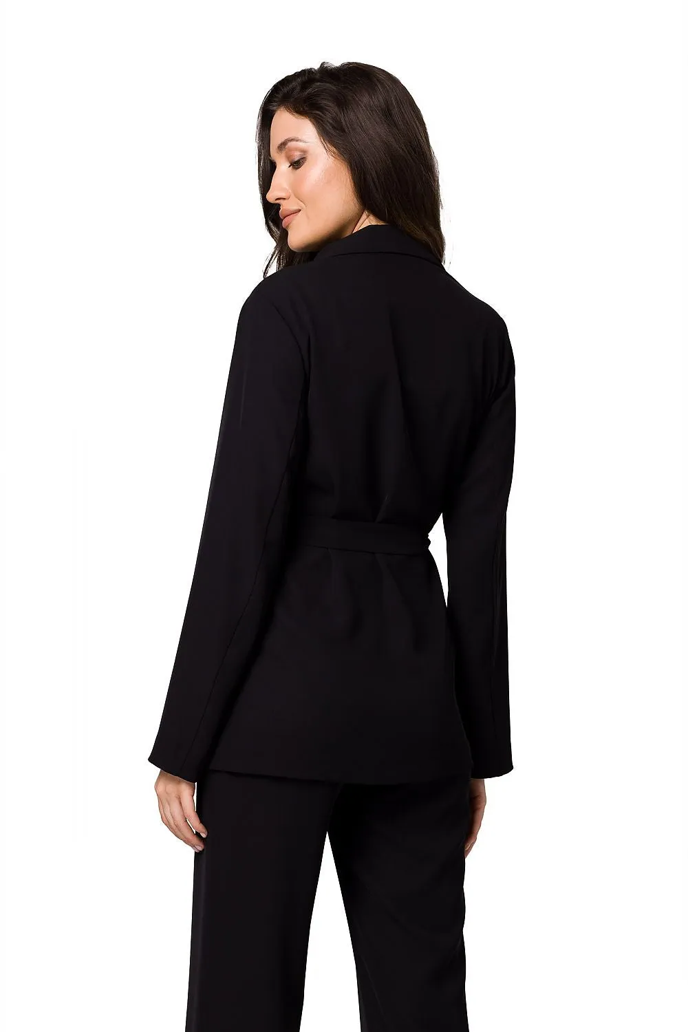 Flowing Belted Jacket Outerwear