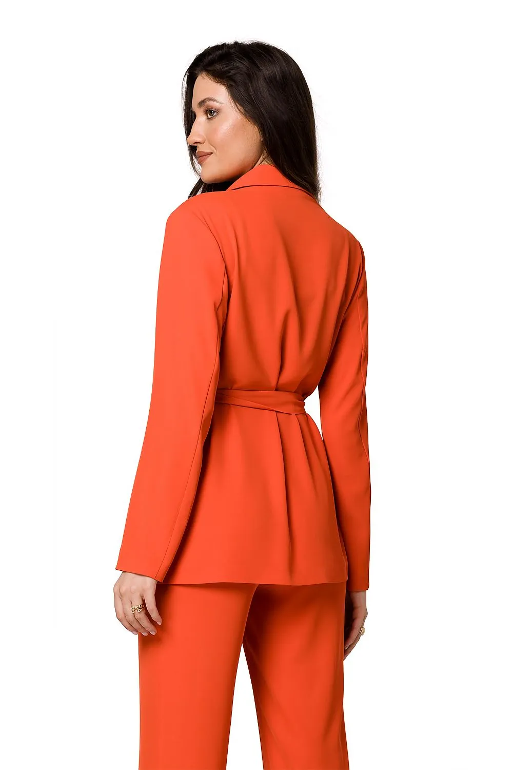 Flowing Belted Jacket Outerwear