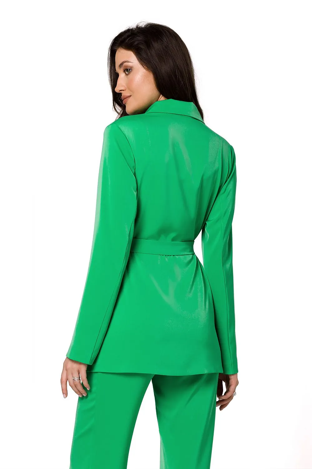 Flowing Belted Jacket Outerwear