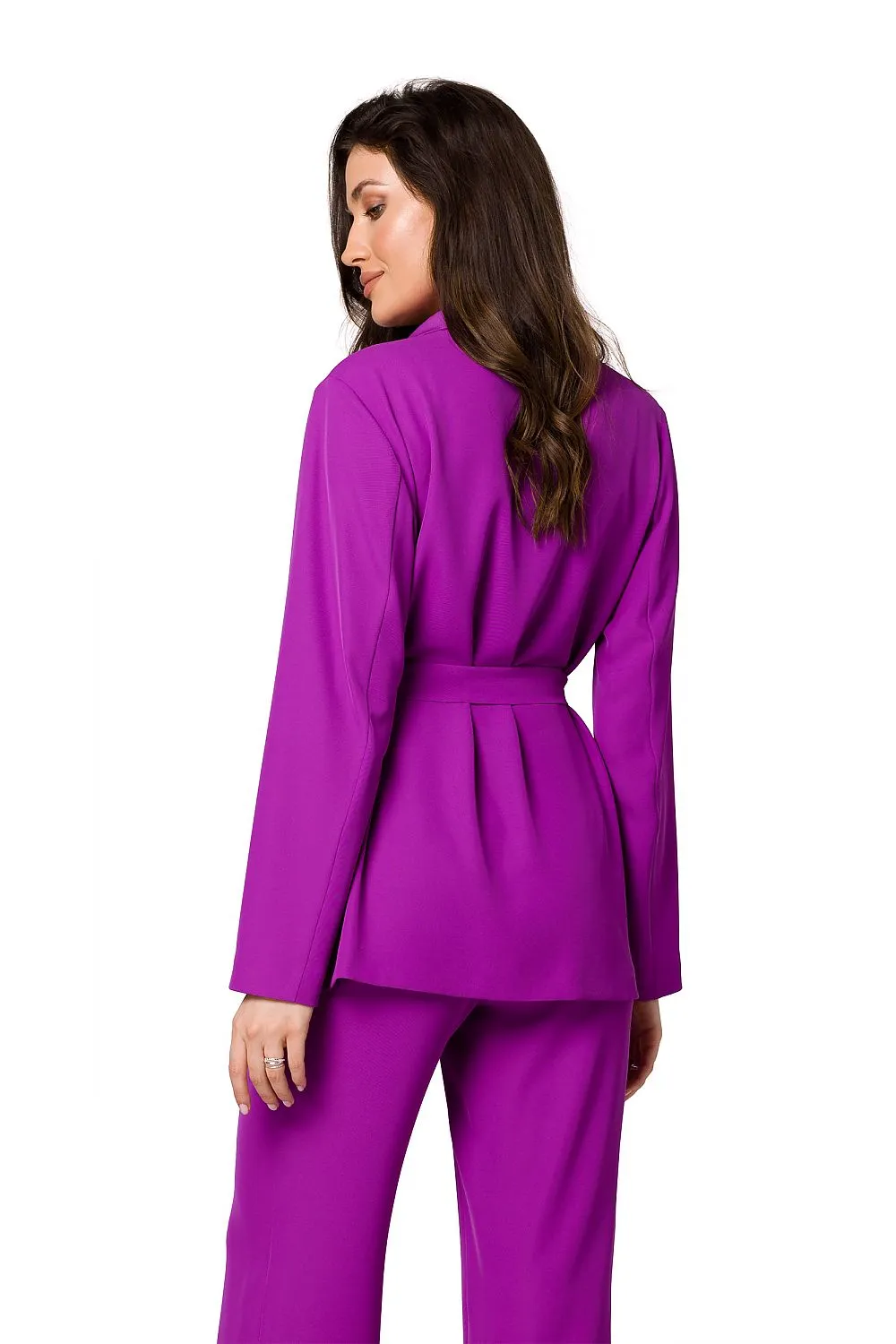 Flowing Belted Jacket Outerwear
