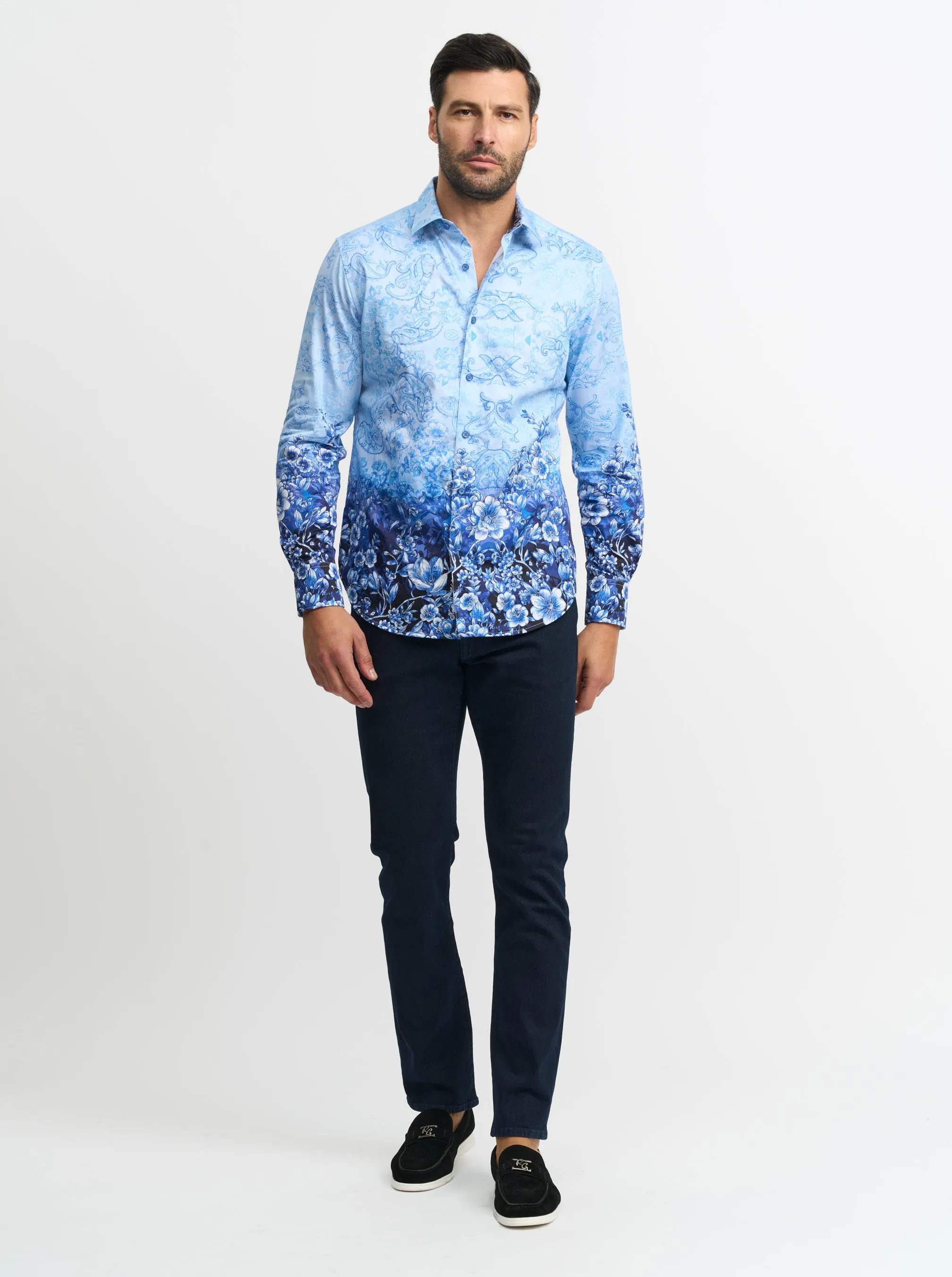 FONDSWORTH LONG SLEEVE BUTTON DOWN SHIRT