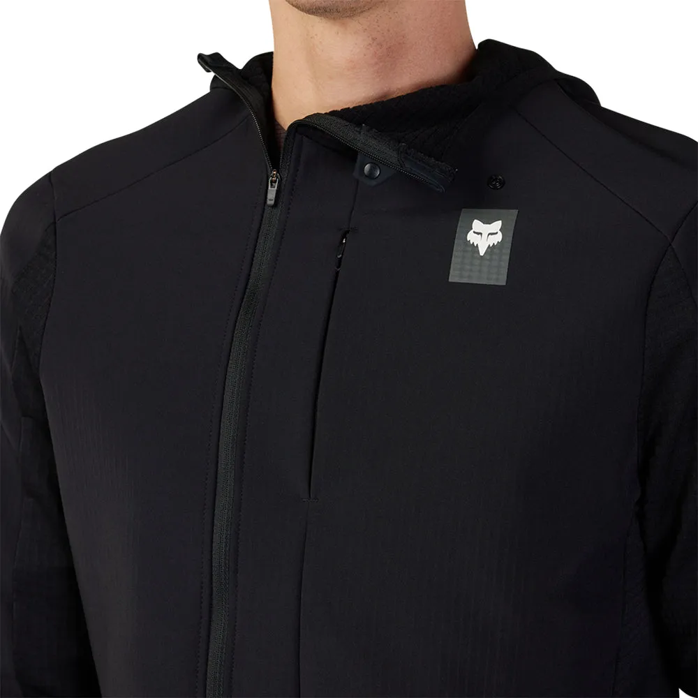 FOX DEFEND THERMAL HOODIE [BLACK]