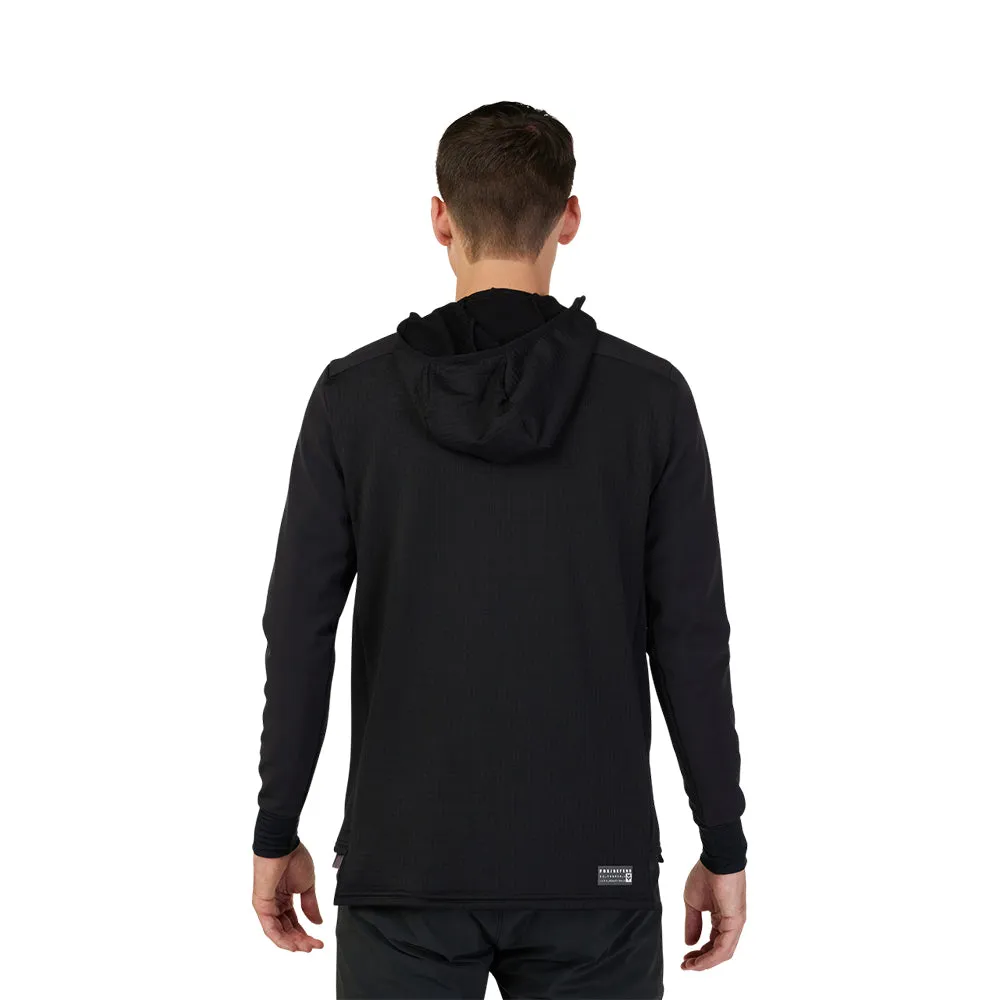 FOX DEFEND THERMAL HOODIE [BLACK]