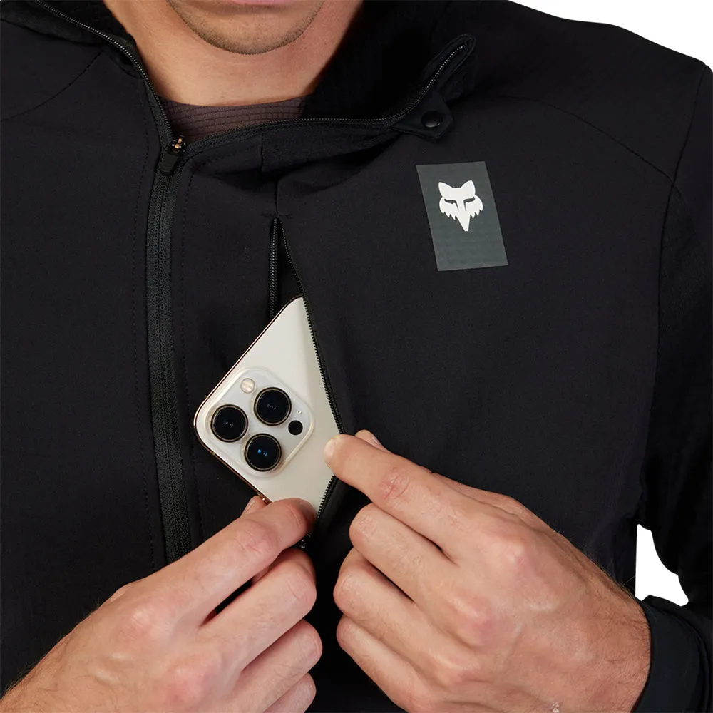 FOX DEFEND THERMAL HOODIE [BLACK]