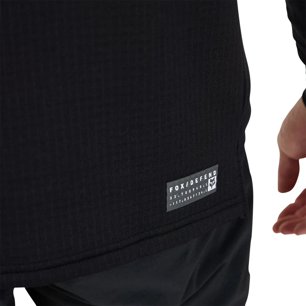 FOX DEFEND THERMAL HOODIE [BLACK]