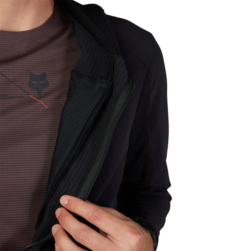 FOX DEFEND THERMAL HOODIE [BLACK]