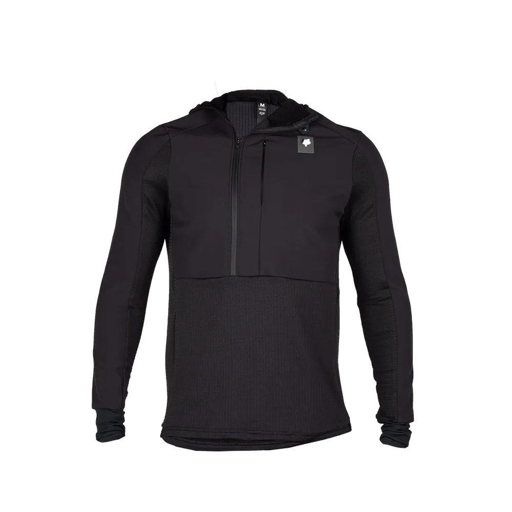 FOX DEFEND THERMAL HOODIE [BLACK]