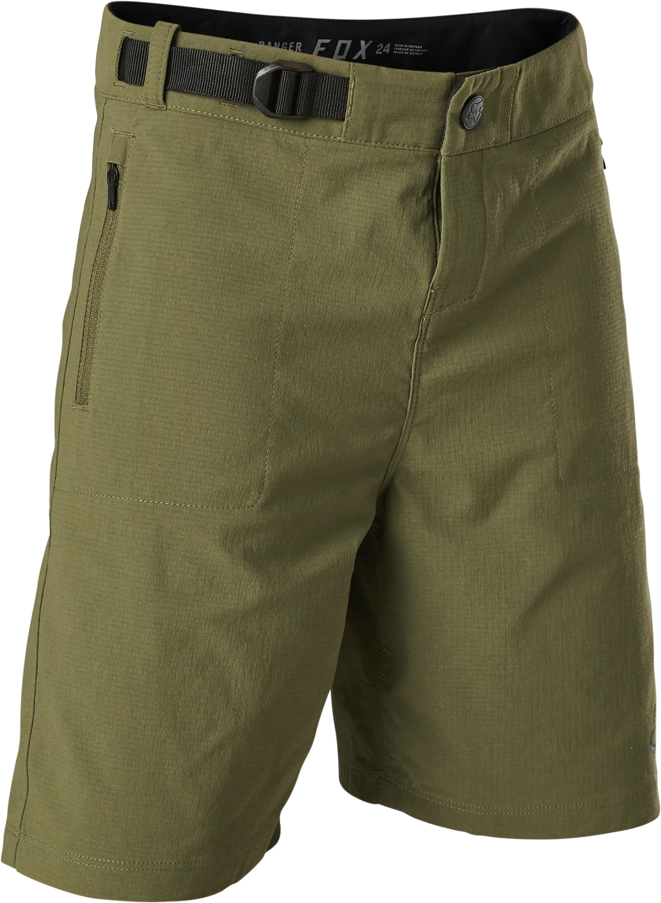 Fox Youth Ranger Shorts With Liner Olive Green