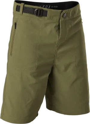 Fox Youth Ranger Shorts With Liner Olive Green