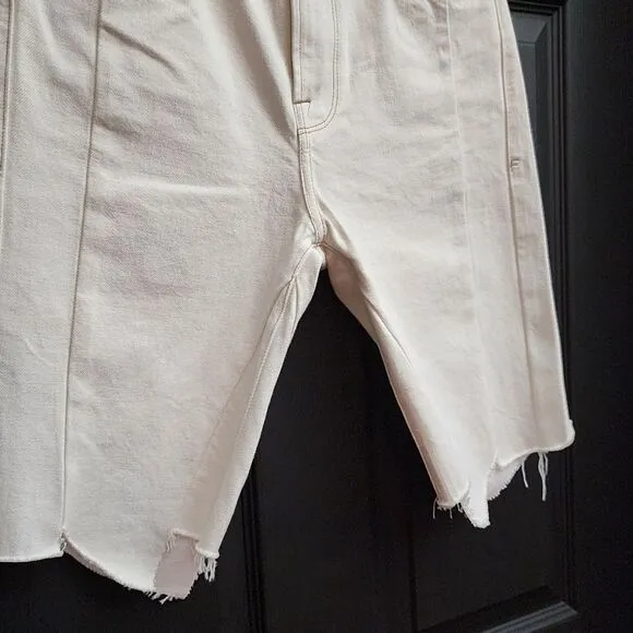 FRAME 'Le Vintage' Bermuda Jagged Edge Shorts