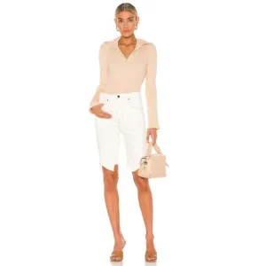 FRAME 'Le Vintage' Bermuda Jagged Edge Shorts