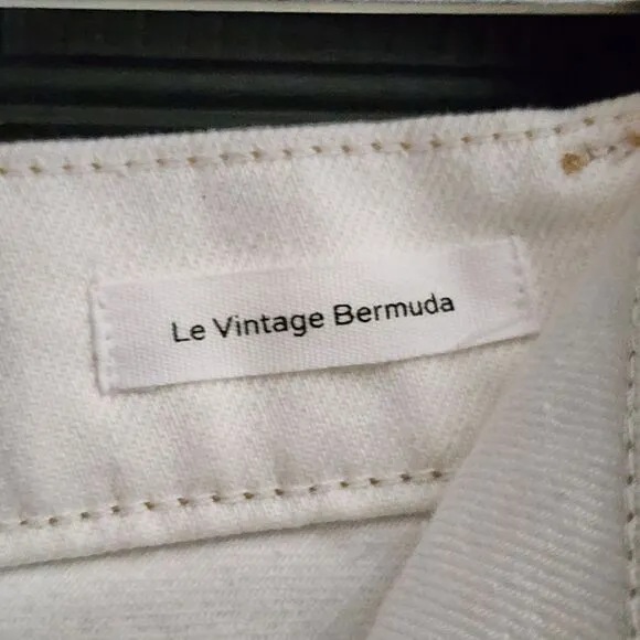 FRAME 'Le Vintage' Bermuda Jagged Edge Shorts