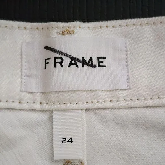 FRAME 'Le Vintage' Bermuda Jagged Edge Shorts