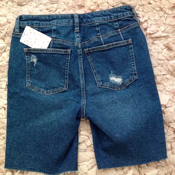 Free People Avery Bermuda Shorts