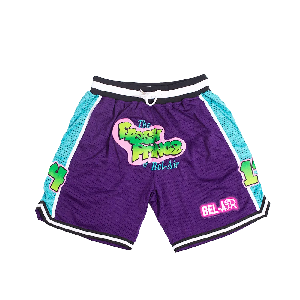 FRESH PRINCE BASKETBALL SHORTS PURPLE
