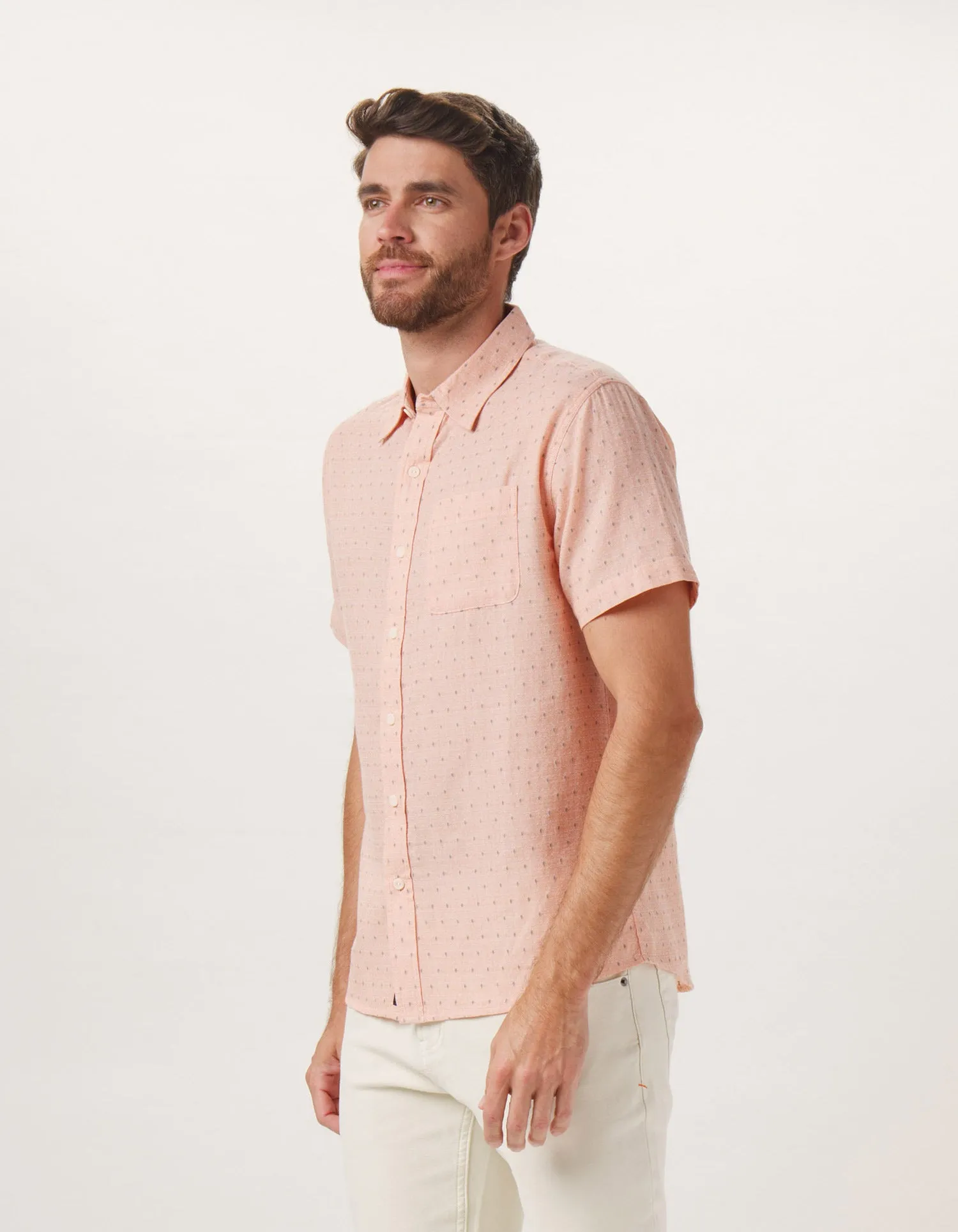 Freshwater Short Sleeve Button Up Shirt