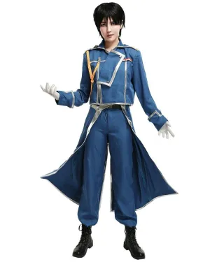 Fullmetal Alchemist Roy Mustang Military Outfit Cosplay Costume