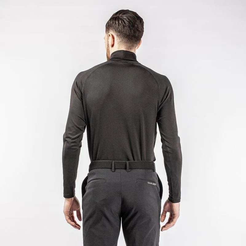 Galvin Green Edwin Roll Neck Skintight Thermal (Black & Red)