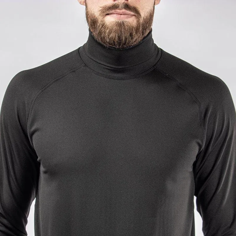 Galvin Green Edwin Roll Neck Skintight Thermal (Black & Red)