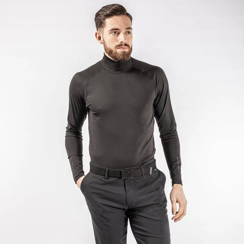 Galvin Green Edwin Roll Neck Skintight Thermal (Black & Red)