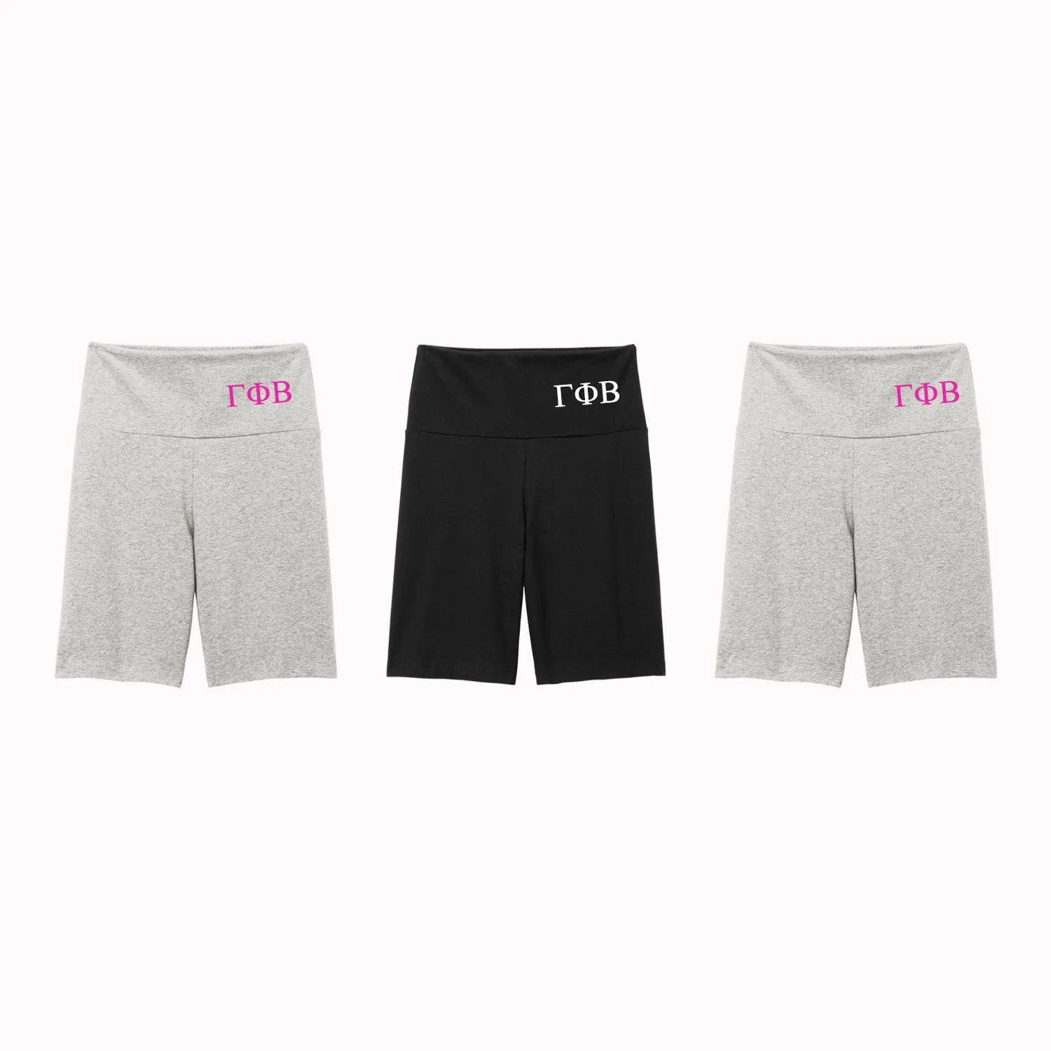 Gamma Phi Beta High Waist Bike Shorts