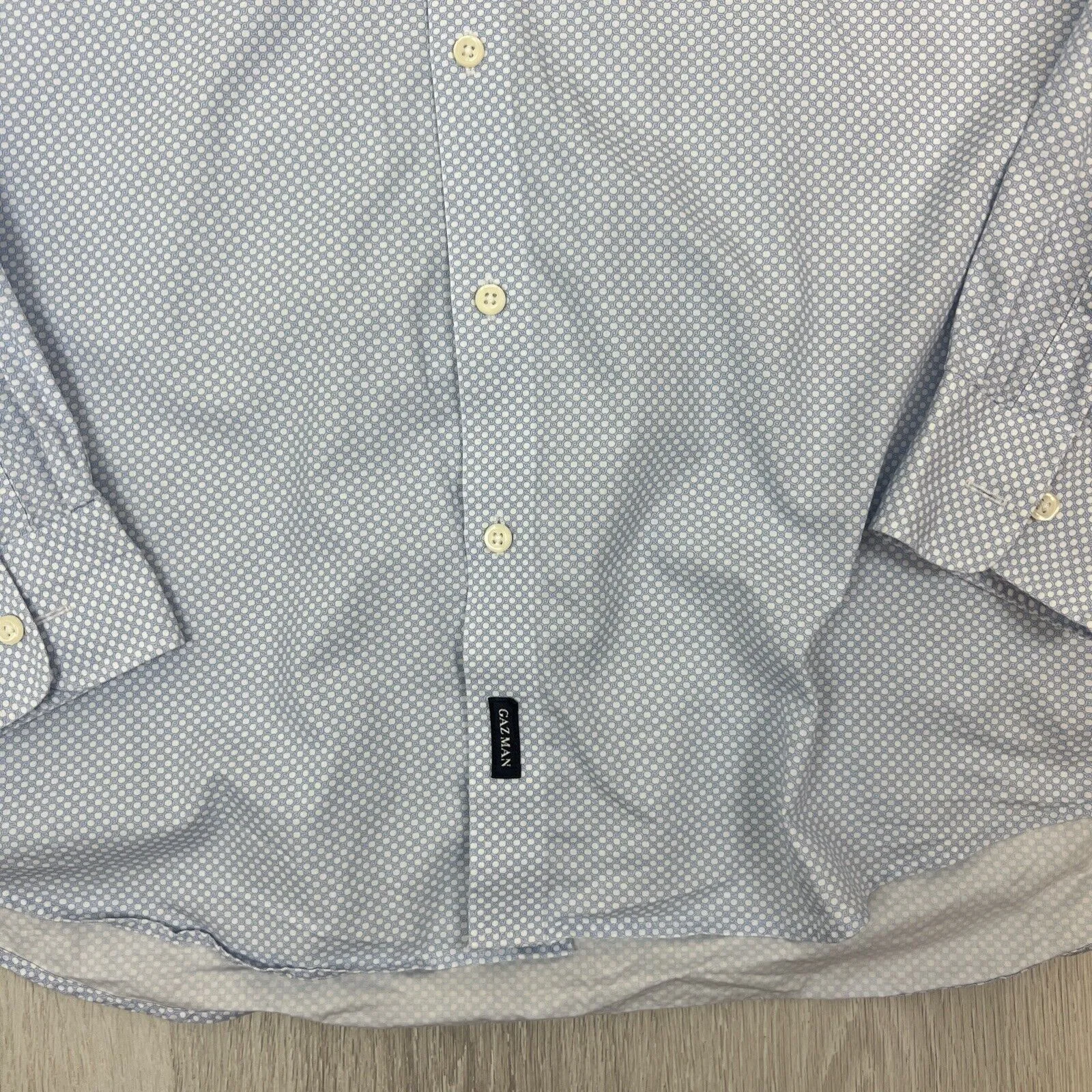 Gazman Mens Long Sleeve Button Up Shirt Size Large (2 x Shirts)